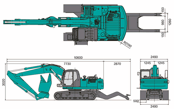 SK130-8 金属解体机